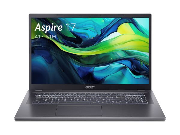 Acer Aspire 17 A17-51M - Intel Core 5 120U / 1.4 GHz - Win 11 Pro - Intel Graphics - 16 GB RAM - 512