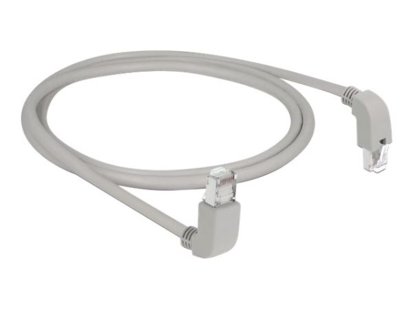 Delock Patch-Kabel - RJ-45 (M) nach oben gewinkelt zu RJ-45 (M)