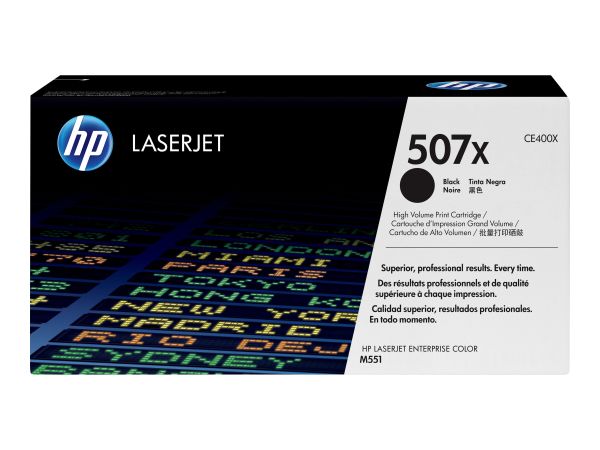 HP Toner 507x schwarz für HP LaserJet ENT M551