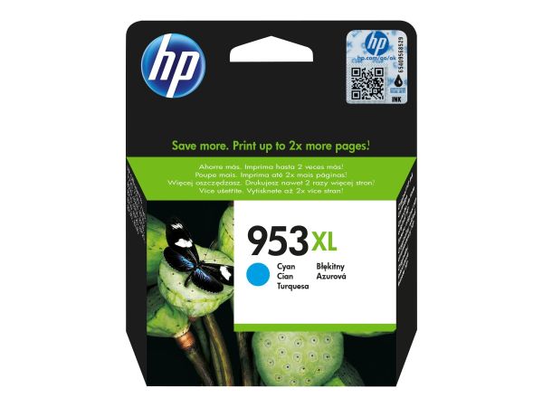 HP 953XL - 20 ml - Hohe Ergiebigkeit - Cyan - Original