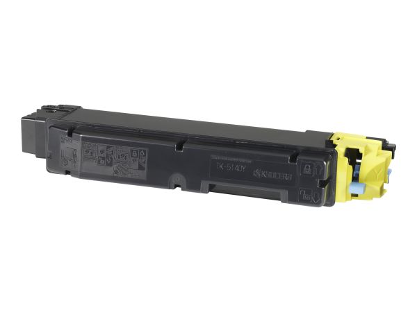 Toner TK-5140Y gelb + Resttonerbehälter f. 5000 Seiten