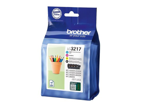 Brother LC3217 Value Pack - 4er-Pack - Schwarz, Gelb, Cyan, Magenta