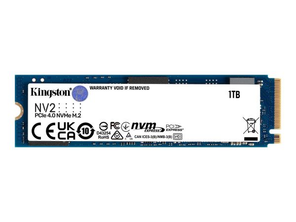 Kingston NV2 - SSD - 1 TB - intern - M.2 2280 - PCIe 4.0 x4 (NVMe)