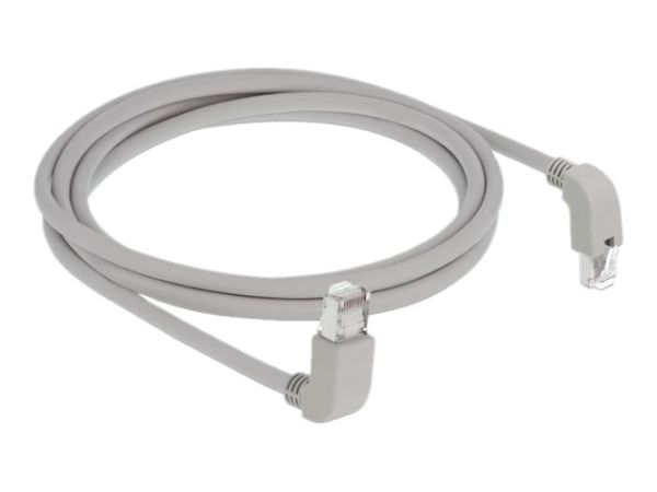 Delock Patch-Kabel - RJ-45 (M) nach oben gewinkelt zu RJ-45 (M)