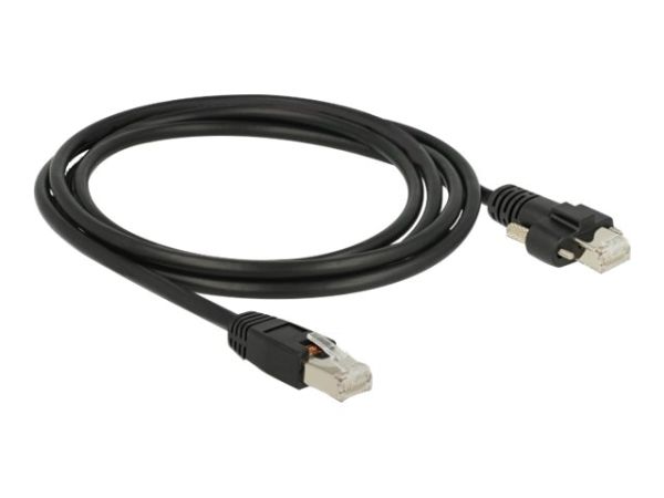 Delock Patch-Kabel - RJ-45 (M) schraubbar zu RJ-45 (M)