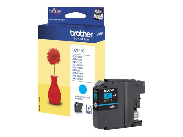 Brother LC121C - Cyan - original - Blisterverpackung