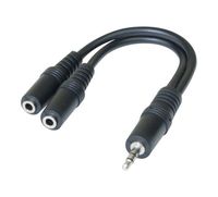 exertis Connect generic - Audio-Adapter - Stereo Mini-Klinkenstecker männlich zu Mono Mini-Stecker w