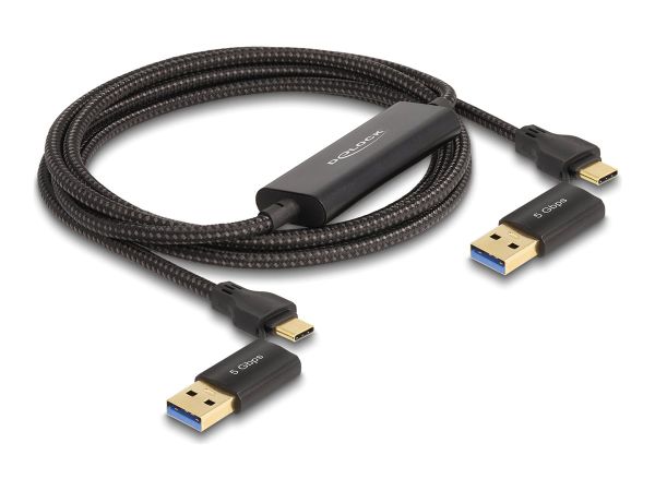 Delock USB-Kabel-Kit - 24 pin USB-C (M) zu 24 pin USB-C (M)