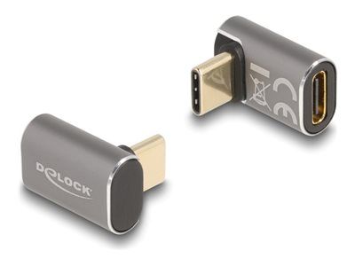 Delock USB-Adapter - 24 pin USB-C (M) gewinkelt zu 24 pin USB-C (W)