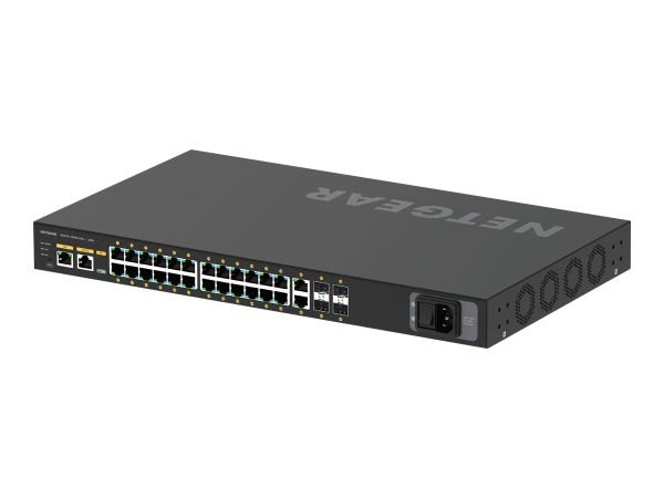 Netgear AV Line M4250-26G4F-PoE+ - Switch - L3 - managed - 24 x 10/100/1000 (PoE+)