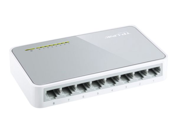 A0177029_TP-LINK 8-Port 10/100Mbps Desktop Switch Unmanaged Weiß_TL-SF1008D_1