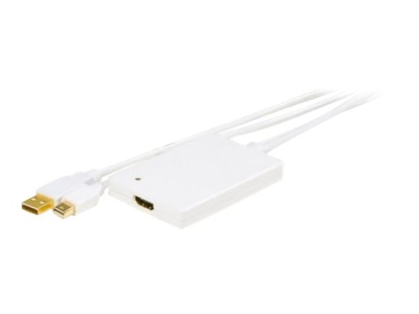 Tecline exertis Connect - Videoadapter - USB, Mini DisplayPort männlich zu HDMI weiblich