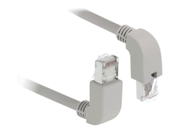 Delock Patch-Kabel - RJ-45 (M) nach oben gewinkelt zu RJ-45 (M)