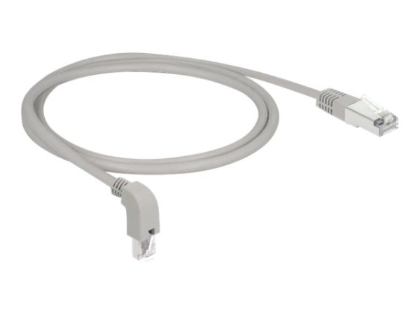 Delock Patch-Kabel - RJ-45 (M) nach unten gewinkelt zu RJ-45 (M)