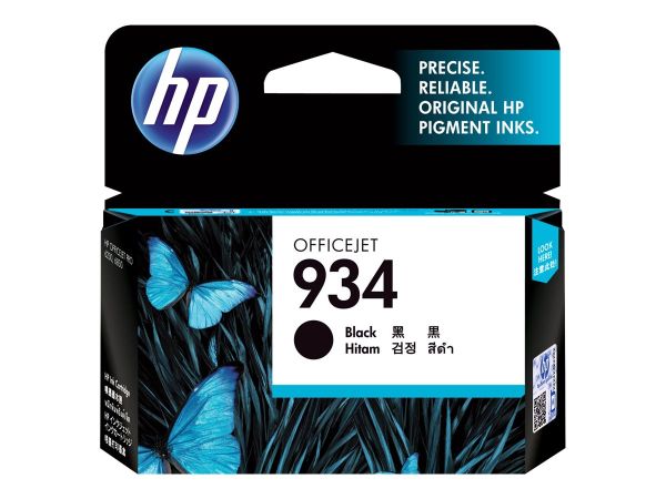 HP 934 - Schwarz - original - Tintenpatrone - für Officejet 6812, 6815, 6820