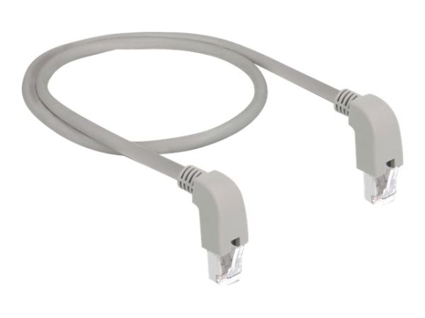 Delock Patch-Kabel - RJ-45 (M) nach unten gewinkelt zu RJ-45 (M)