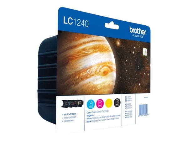 Brother LC1240 Value Pack - 4er-Pack - Schwarz, Gelb, Cyan, Magenta