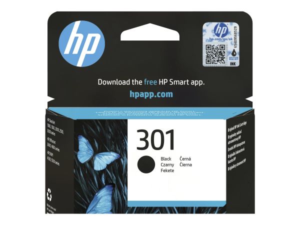 HP 301 - 3 ml - Schwarz - original - Tintenpatrone