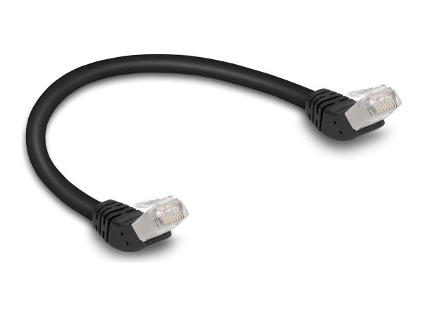 Delock Patch-Kabel - RJ-45 (M) gewinkelt zu RJ-45 (M)