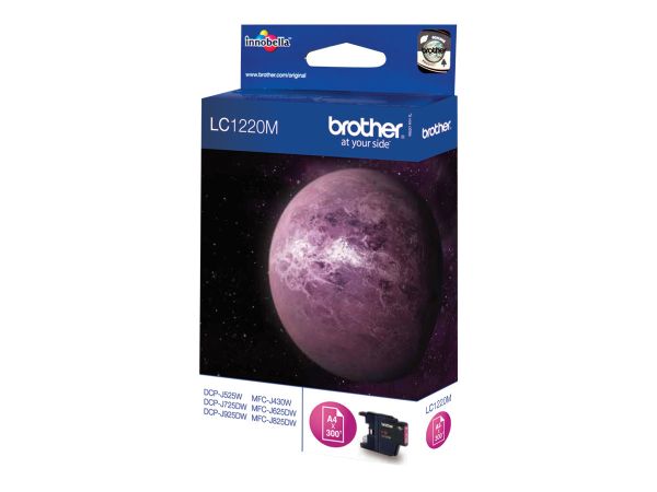 Brother LC1220M - Magenta - Original - Blister mit akustischem/elektromagnetischem Alarm