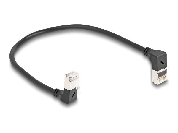 Delock Patch-Kabel - RJ-45 (M) nach oben angewinkelt zu RJ-45 (M)