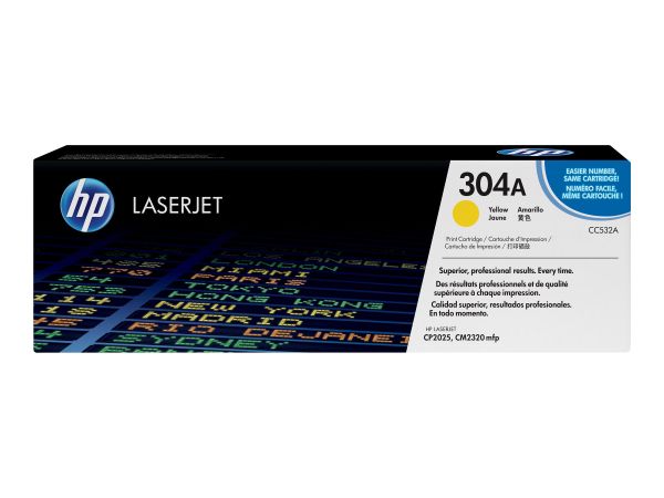 HP Toner CC532A gelb für HP LaserJet 4000 Serie