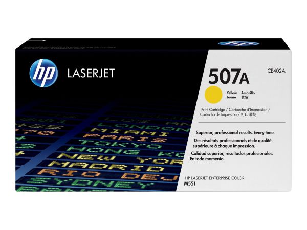 HP Toner 507A gelb für LaserJet Enterprise 500 ca. 6.000 Seiten