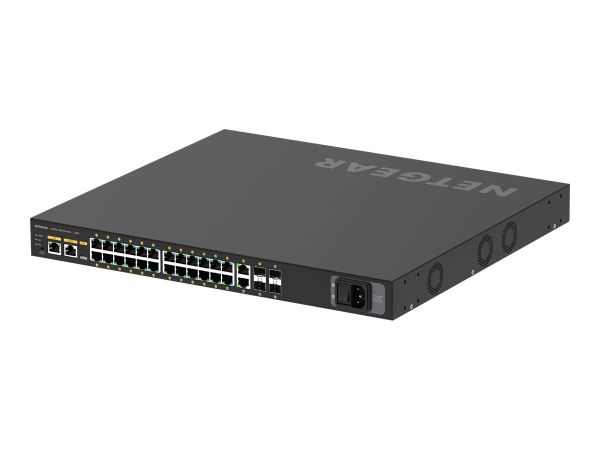 Netgear AV Line M4250-26G4XF-PoE+ - Switch - L3 - managed - 24 x 10/100/1000 (PoE+)