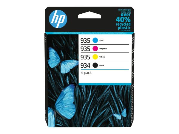 HP 934/935 - 4er-Pack - Schwarz, Gelb, Cyan, Magenta