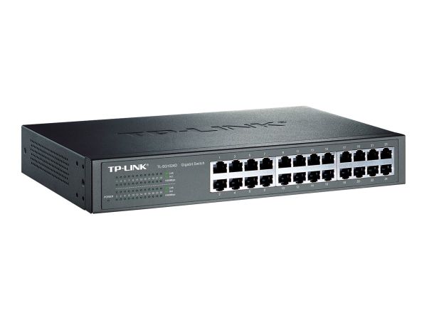 Switch TL-SG1024D 24-Port 19"(1HE) Gigabit-RJ-45-Ports Auto-MDI