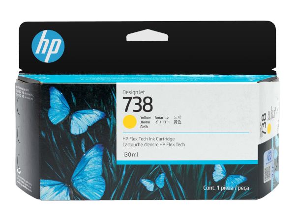 HP 738 - 130 ml - Gelb - original - DesignJet