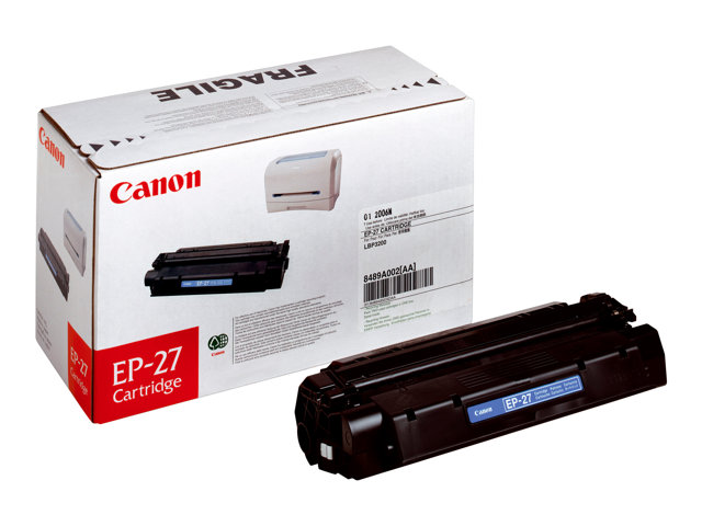 Canon Ep 27 Schwarz Original Tonerpatrone Logiway It Partner Fur Kirche Wohlfahrt Gesundheitswesen